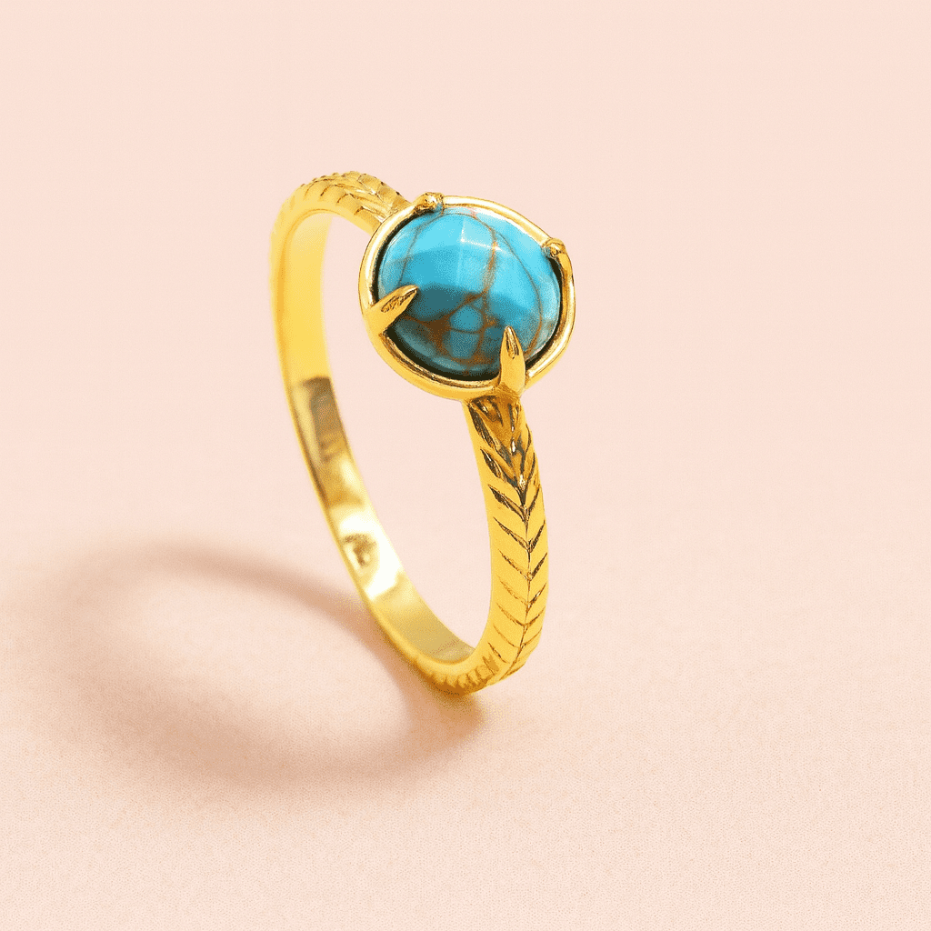 turquoise stone ring