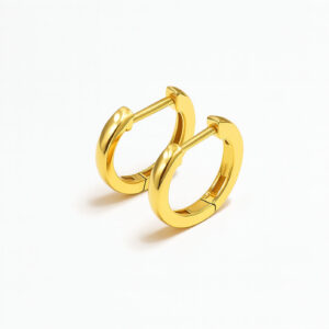 mini huggie earrings