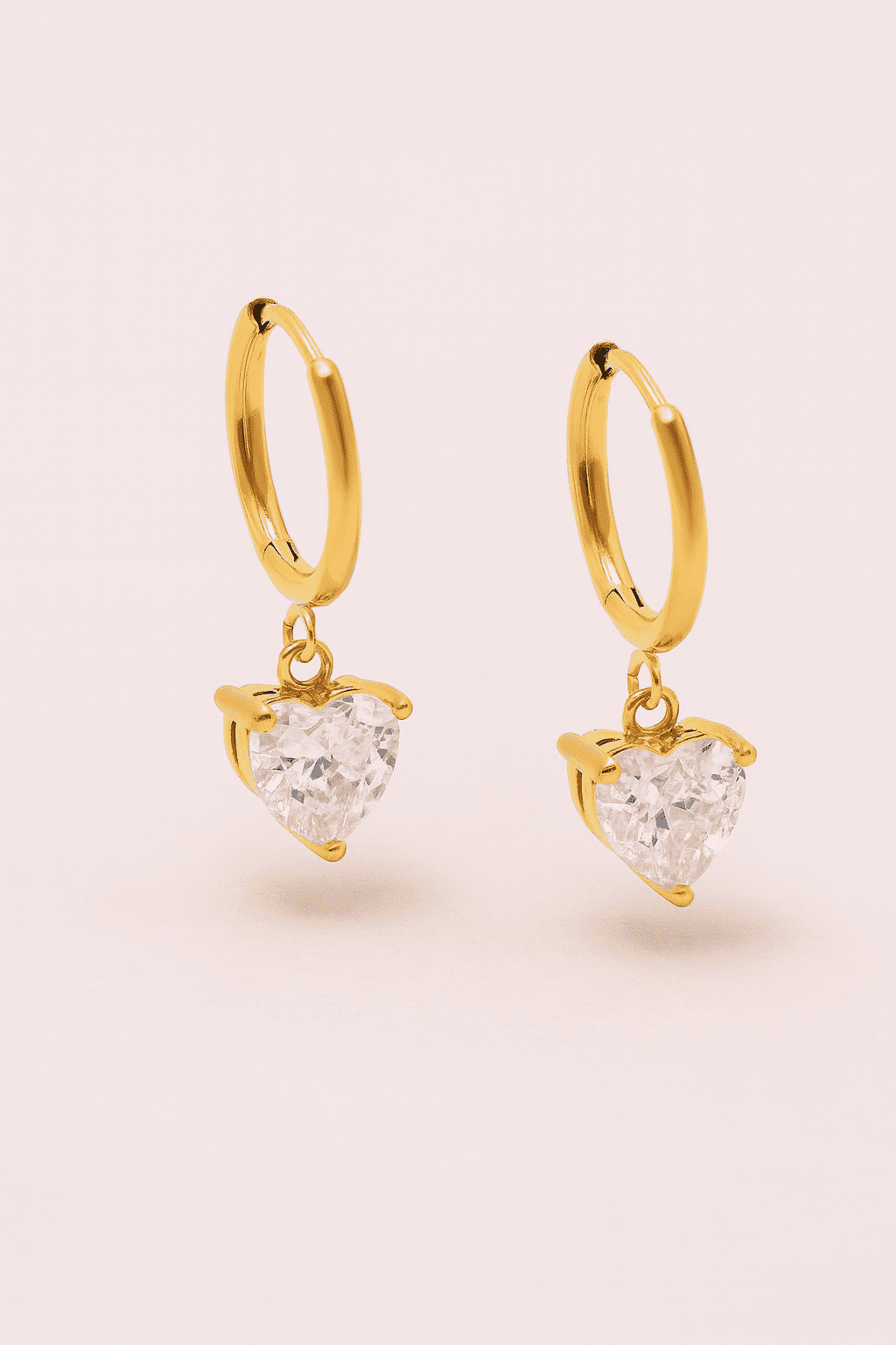 554D745A-D960-46C9-A1CD-9666584019E1 Cubic Zirconia Heart Earrings