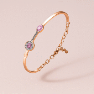 Rose Gold Pink Bracelet