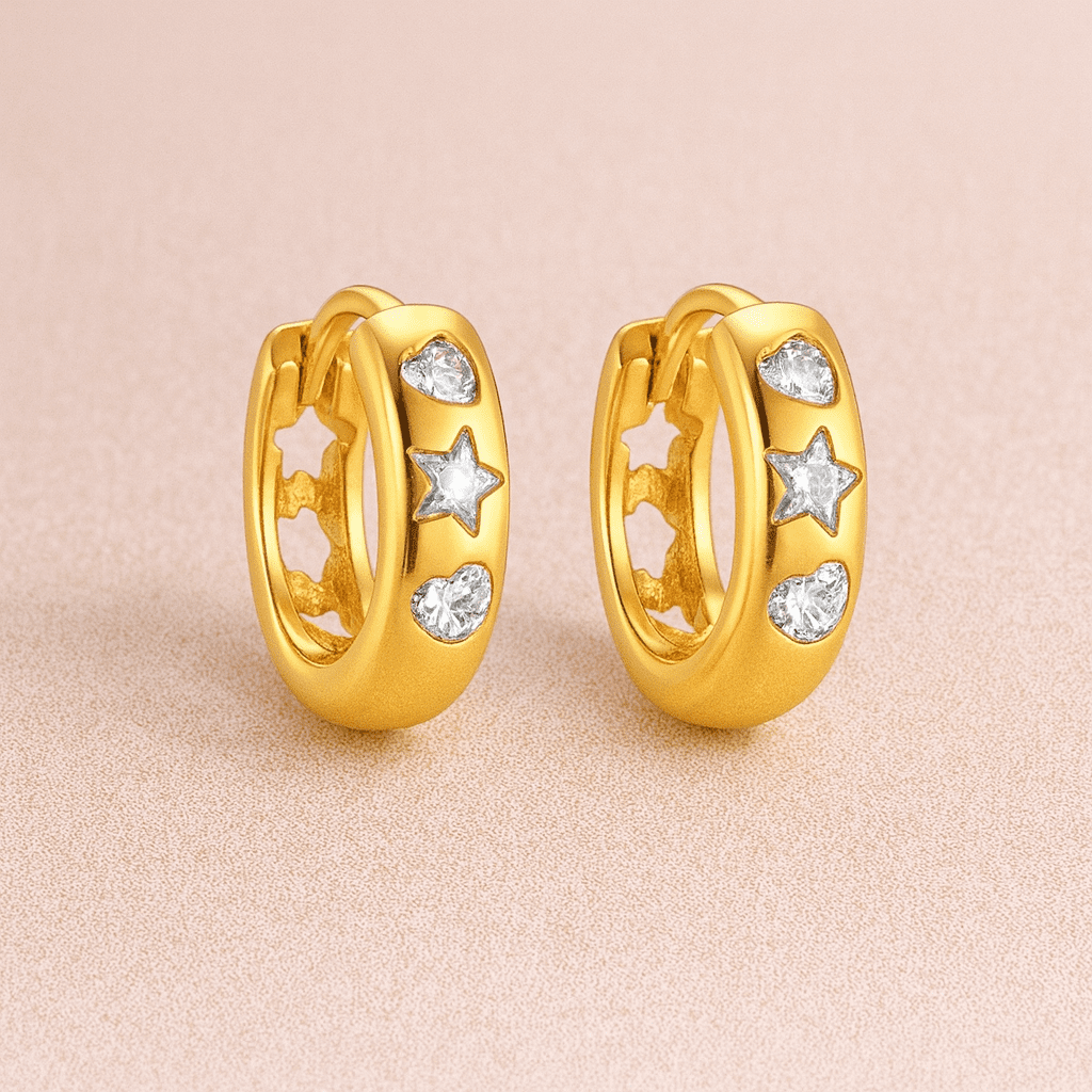 EC6B4B26-4DA4-4EAD-B6F9-B9019CB7A0AF star & heart hoops