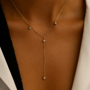 Star lariat necklace