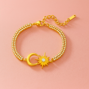 moon & star bracelet