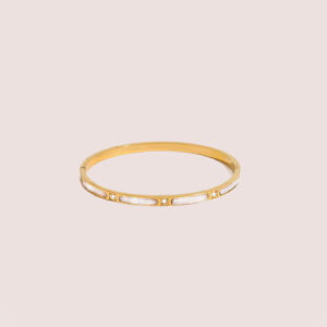 Rhinestone Resin Bangle