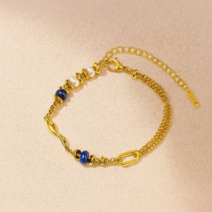 Blue Freshwater Pearl Bracelet