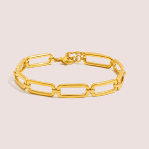 Rectangle charm bracelet