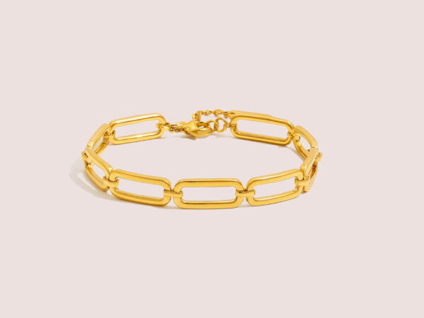 Rectangle charm bracelet