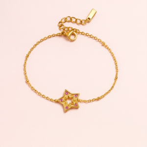 pink star bracelet