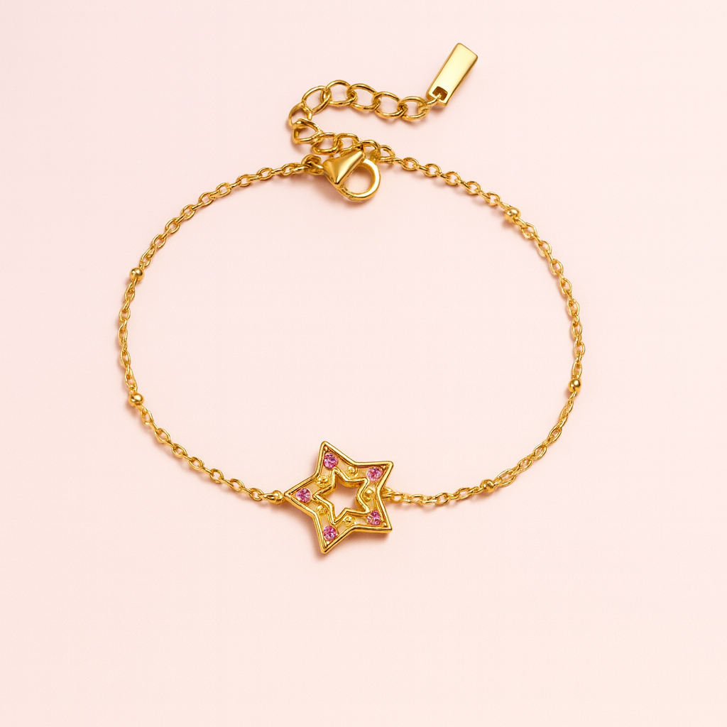 3E30F3B9-7270-40AE-A3B5-341FCFF1C447 pink star bracelet