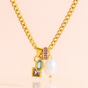 multi-charm necklace