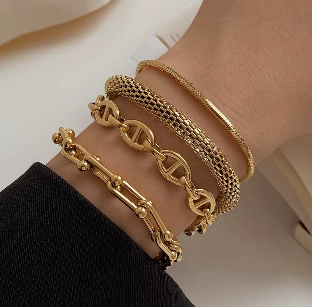 IMG_1495 thick snake chain bracelet